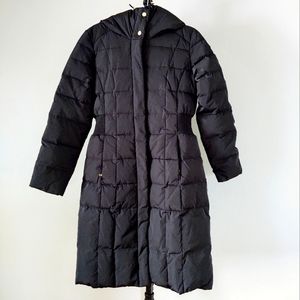 [Cole Haan] Black Women's Box-Quilt Down Puffer Jacket